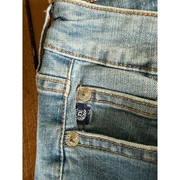 Chap's Women's Jeans Midrise Cropped Kick Stretch Size 12/31 - Picture 7 of 7